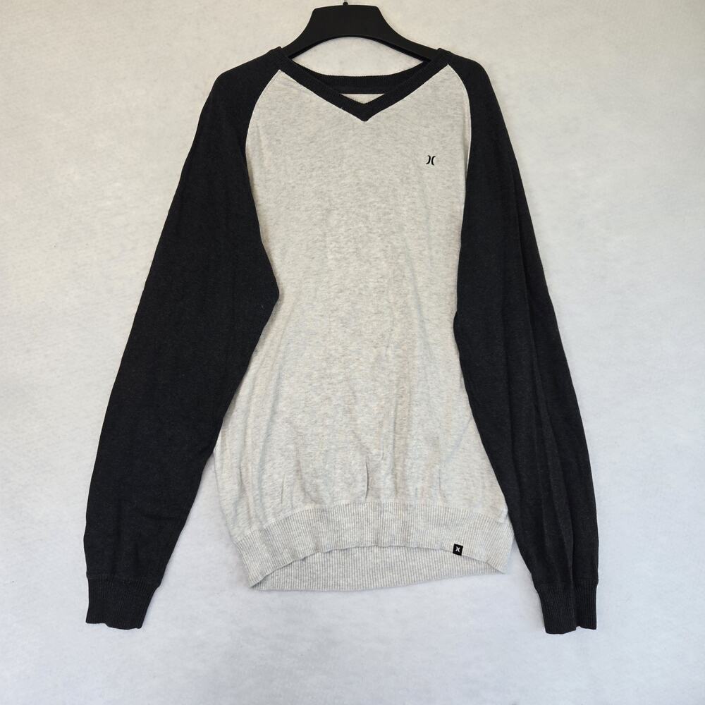 Hurley Sweatshirt BUCKLE Color Block Men’s Gray Charcoal Size XL